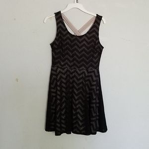 Black Cheveon Dress